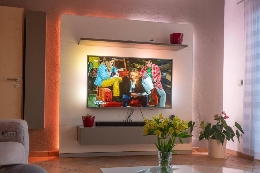 Wohnung Mit Talblick, Ladestation E-Auto Siegen Luaran gambar