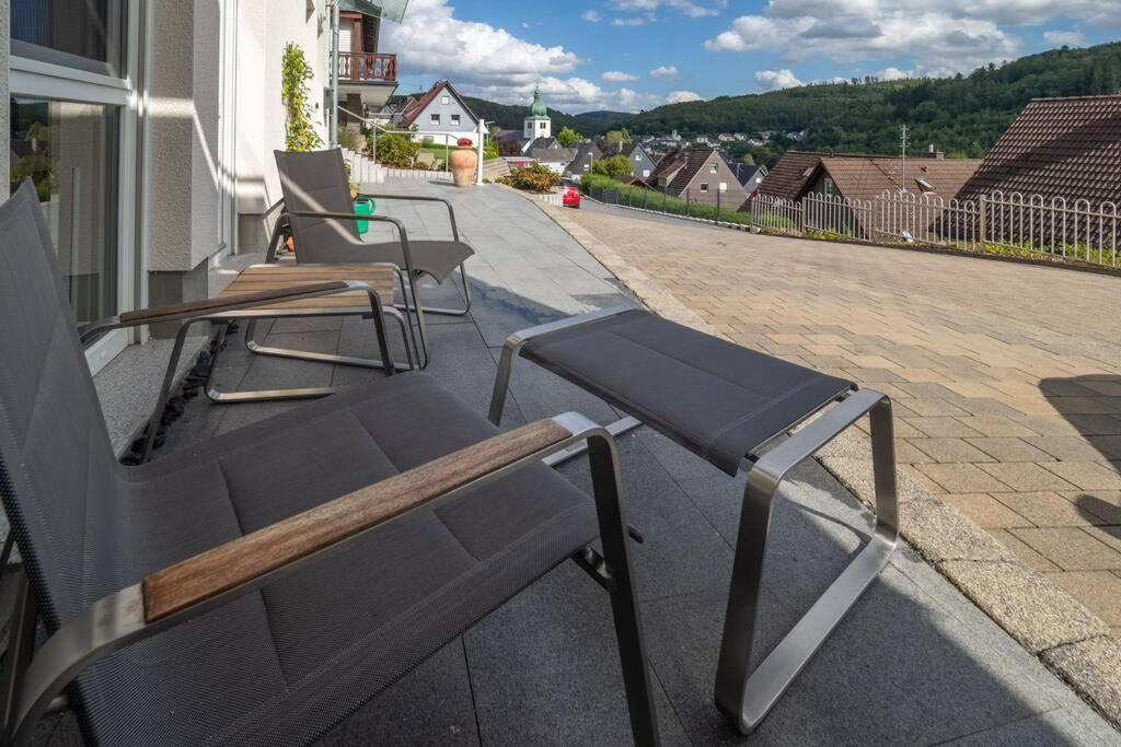 Wohnung Mit Talblick, Ladestation E-Auto Siegen Luaran gambar